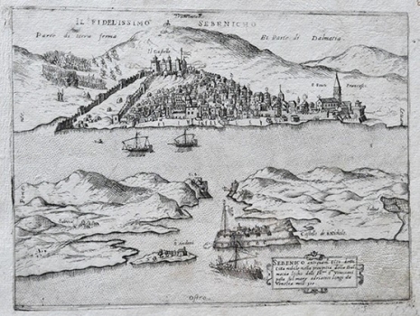 CAMOCIO, GIOVANNI FRANCESCO: VIEW OF ŠIBENIK